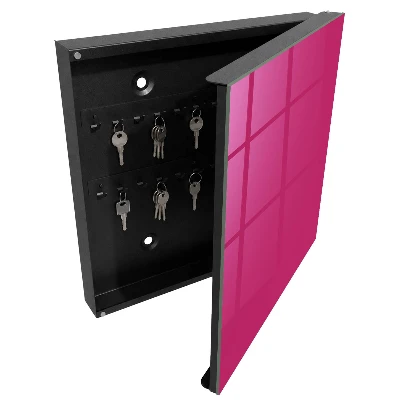 Schlüsselschrank für den Flur Intensives Rosa
