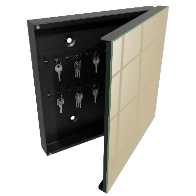 Schlüsselschrank für den Flur Gedämpftes Braun