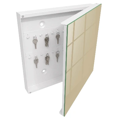 Schlüsselschrank für den Flur Gedämpftes Braun