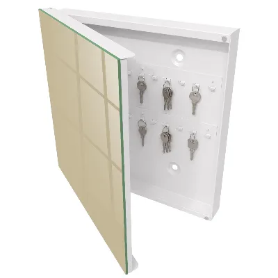 Schlüsselschrank für den Flur Gedämpftes Braun