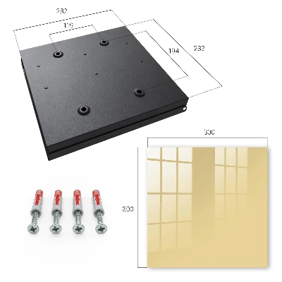 Schlüsselschrank Beige-gelb