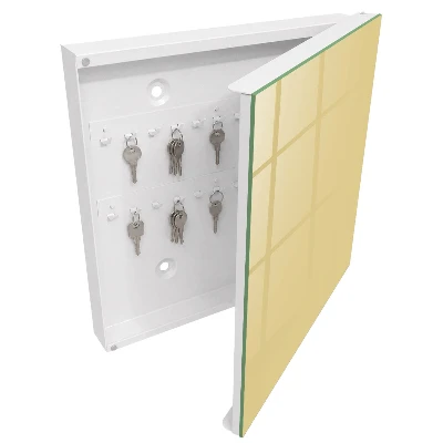 Schlüsselschrank Beige-gelb