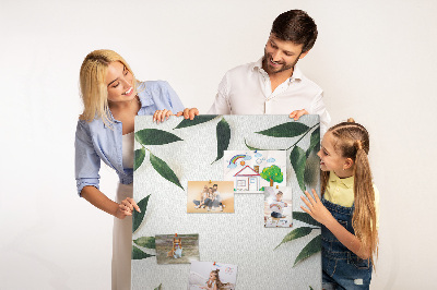 Bilder-korktafel Der rahmen der grünen blätter