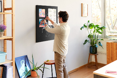 Bilder-korktafel Zeit für abenteuer