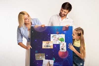 Bilder-korktafel Die kunst des universums