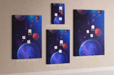 Bilder-korktafel Die kunst des universums