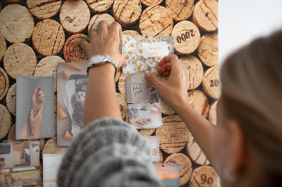 Kork pinnwand Holzweinstaus aus holzwein