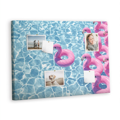 Bilder mit kork rückwand Flamingo -löwenzahn