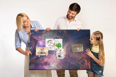 Bilder mit kork rückwand Galaxy world