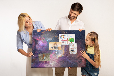 Bilder mit kork rückwand Galaxy world