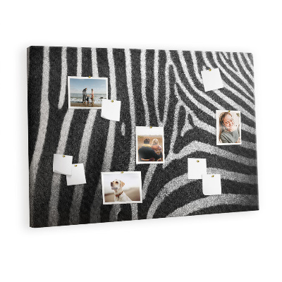 Bilder mit kork rückwand Zebrasmuster