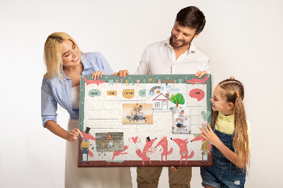 Korktafel Planer für kinder