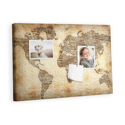 Korktafel Alte karte