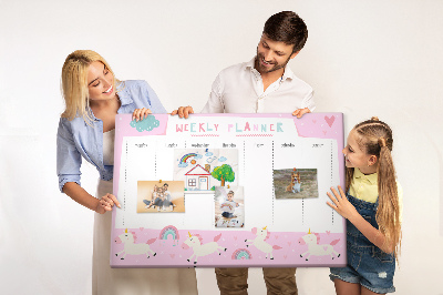 Korktafel Planer für kinder
