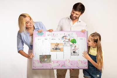 Korktafel Planer für kinder