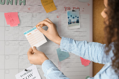 Pinnwand kork Planer für kinder