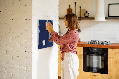 Magnettafel Navy blau