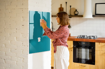 Magnettafel Meeresfarbe