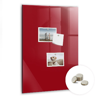 Magnettafel rote Farbe