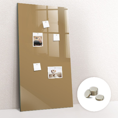 Magnettafel Dunkelbeige Farbe