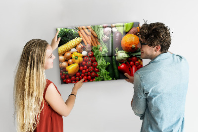 Magnettafel küche Frisches Gemüse