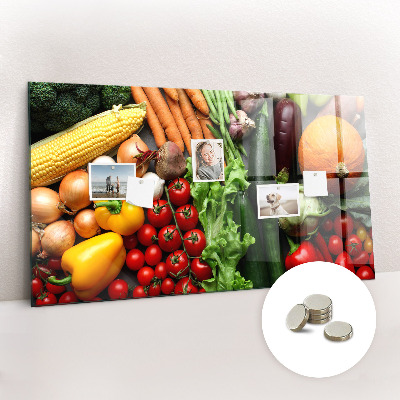 Magnettafel küche Frisches Gemüse