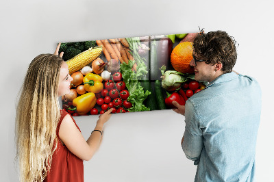 Magnettafel küche Frisches Gemüse