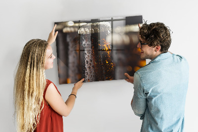 Magnettafel küche Glasflaschen