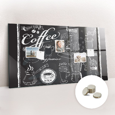 Magnettafel küche Kaffeemaschinen