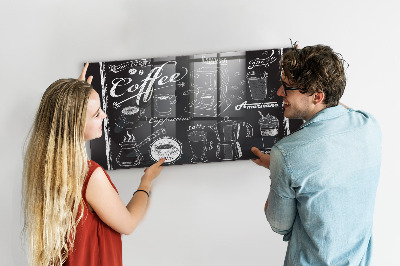 Magnettafel küche Kaffeemaschinen