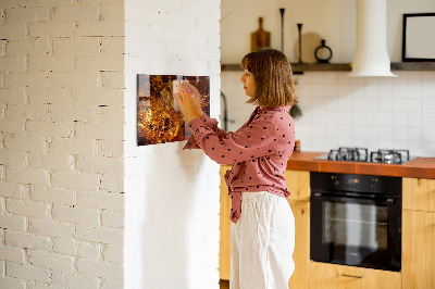 Magnettafel küche Nahaufnahme eines Getränks