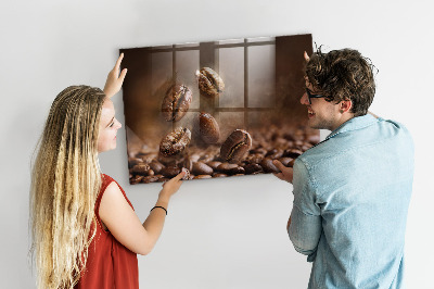 Magnettafel küche Kaffeebohnen