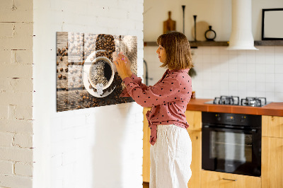 Magnettafel küche Eine Tüte Kaffee