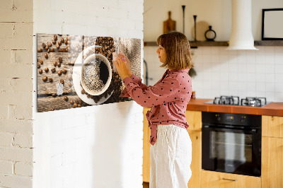 Magnettafel küche Eine Tüte Kaffee