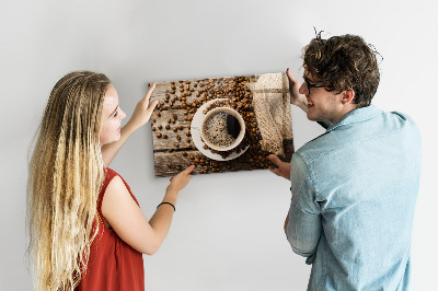 Magnettafel küche Eine Tüte Kaffee