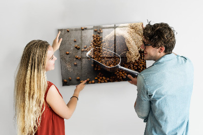 Magnettafel küche Eine Tüte frischen Kaffee