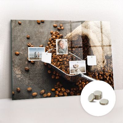 Magnettafel küche Eine Tüte frischen Kaffee