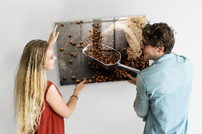 Magnettafel küche Eine Tüte frischen Kaffee