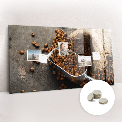 Magnettafel küche Eine Tüte frischen Kaffee