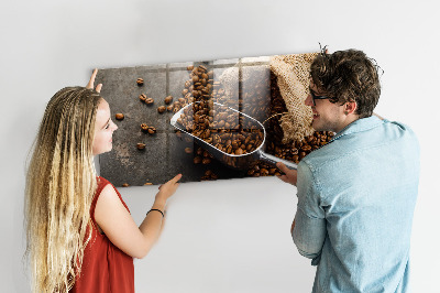Magnettafel küche Eine Tüte frischen Kaffee