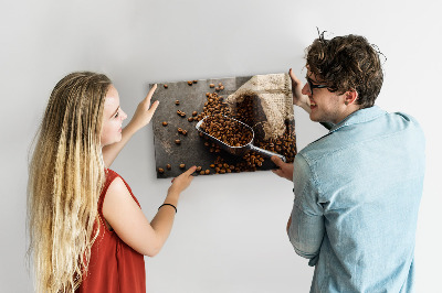 Magnettafel küche Eine Tüte frischen Kaffee