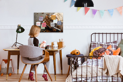 Magnettafel küche Eine Tüte frischen Kaffee