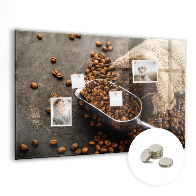 Magnettafel küche Eine Tüte frischen Kaffee