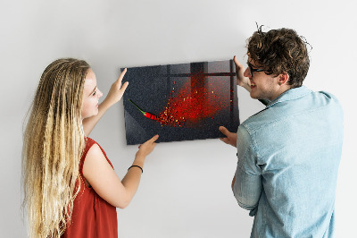 Magnettafel küche Rotes Gewürz