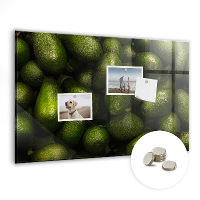 Magnettafel küche Eine Avocado