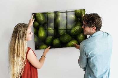 Magnettafel küche Eine Avocado