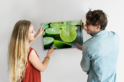 Magnettafel küche Limettenstücke