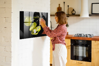 Magnettafel küche Zitronen