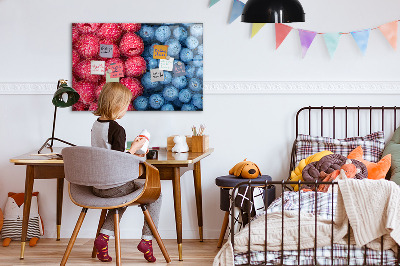 Magnettafel küche Blaubeeren und Himbeeren