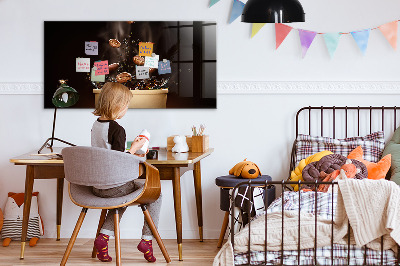 Magnettafel küche Heißer Kaffee